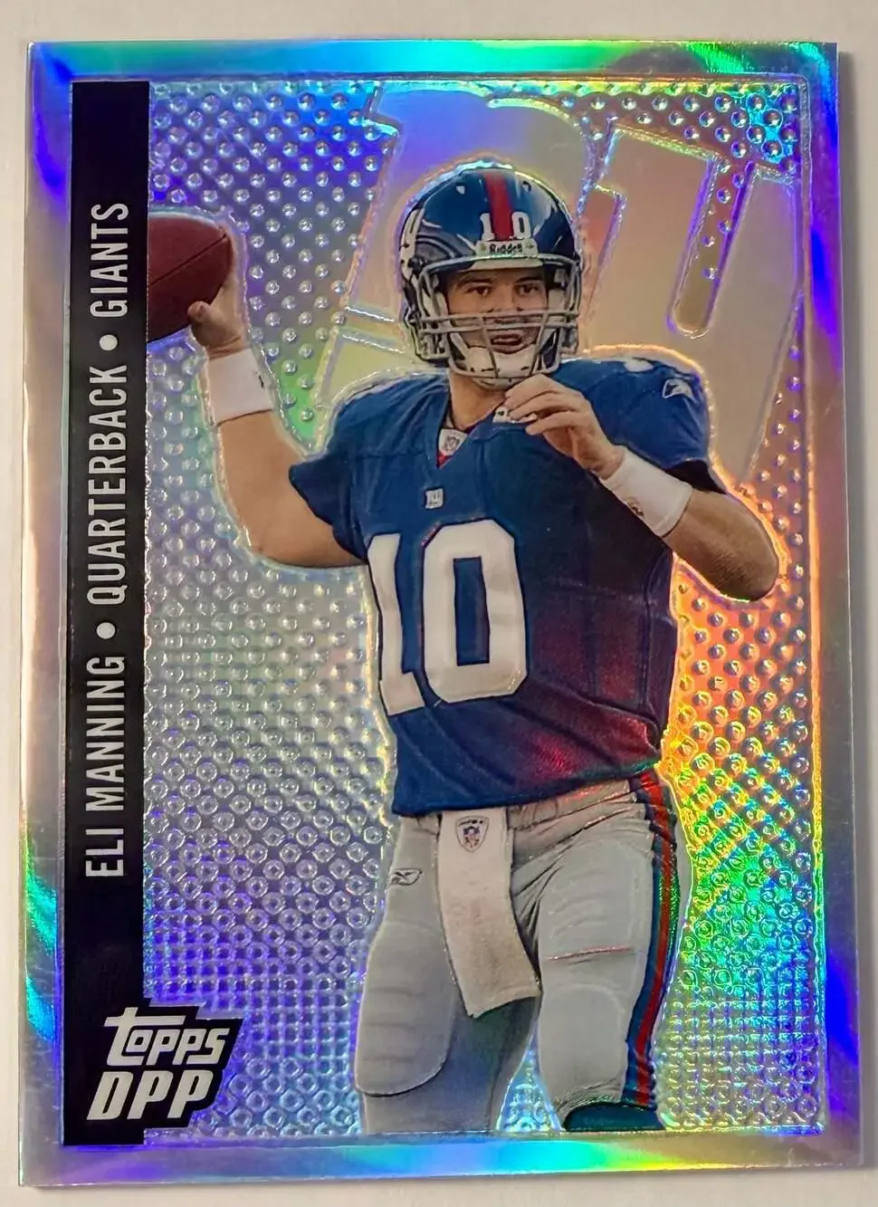 Eli Manning 2006 Topps Draft Picks & Prospects Refractor #16 New York Giants